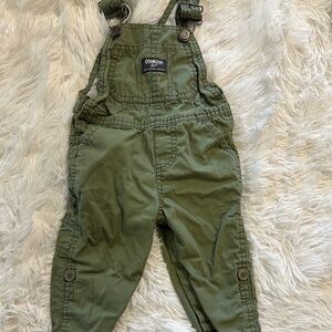 OshKosh B'gosh Olive Green Kids Overalls